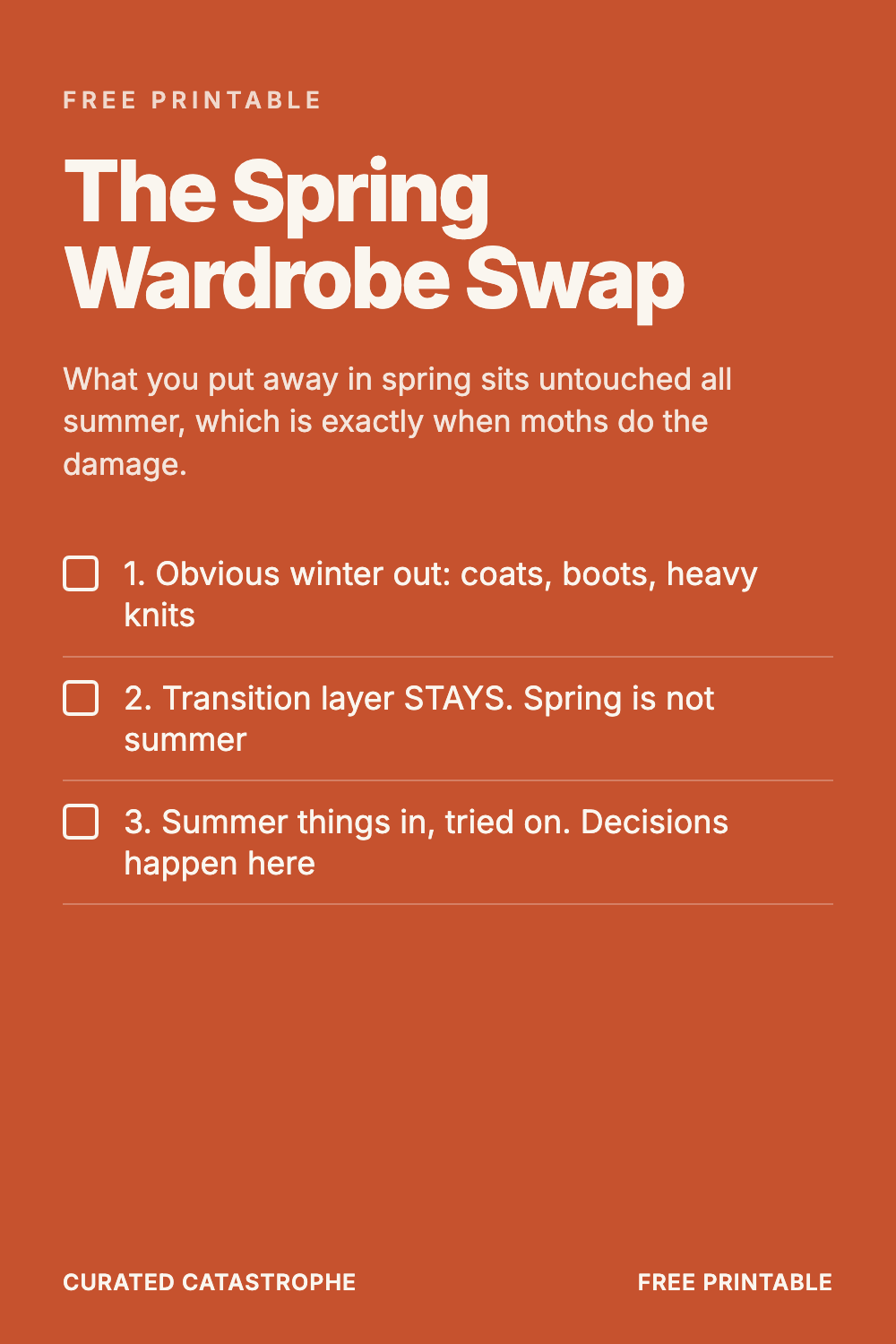 The Spring Wardrobe Swap